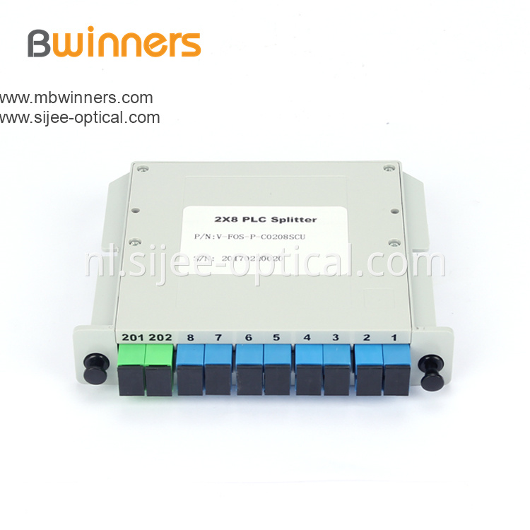 Cassette Type 2x8 Sc Upc Plc Splitter